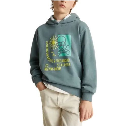 Moderne Kinderhoodie mit lebendigem Druck - Scalpers - Modalova