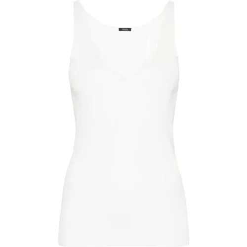 Satiny Rib Tank Top , female, Sizes: M, L, S, XS - joseph - Modalova