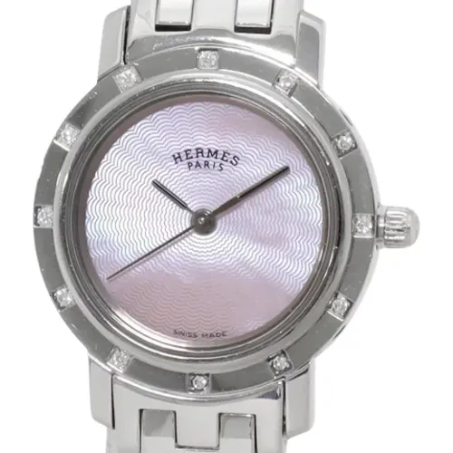 Pre-owned Metal watches , female, Sizes: ONE SIZE - Hermès Vintage - Modalova