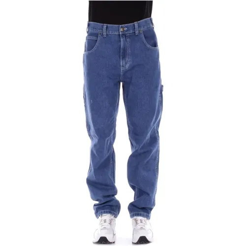 Denim Jeans mit Logo-Hintertasche , Herren, Größe: W33 - Dickies - Modalova