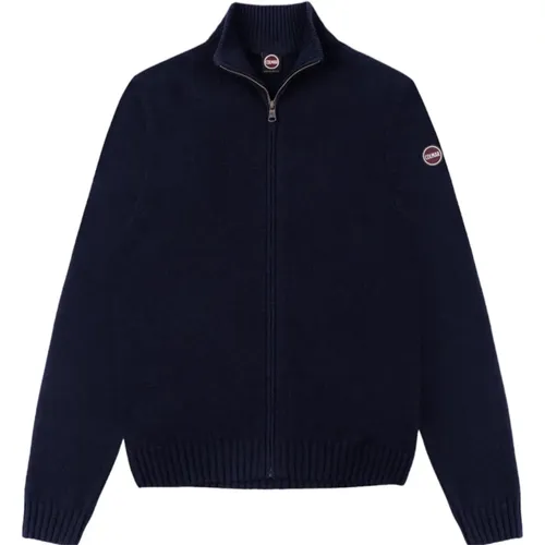 Zip Sweater with High Collar , male, Sizes: L, XL, 2XL, S, M - Colmar - Modalova
