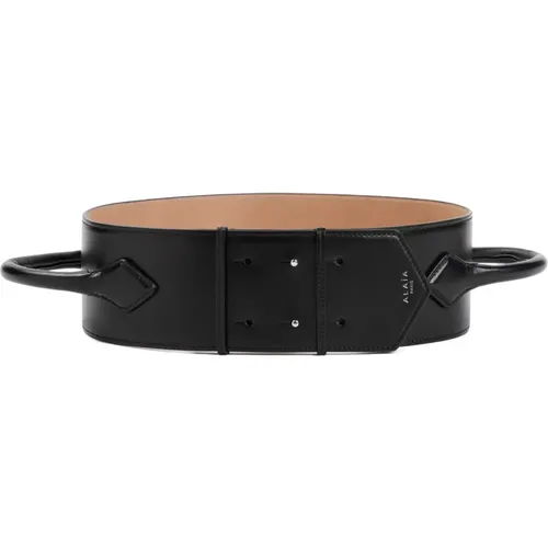 Teckel Handle Belt , female, Sizes: 80 CM, 75 CM - Alaïa - Modalova