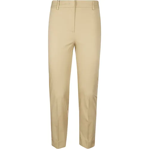 Baumwoll Zigarettenhose , Damen, Größe: M - Max Mara Weekend - Modalova