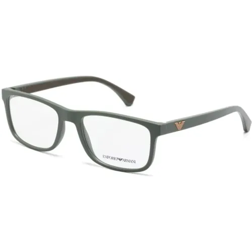 Ea3147 6184 Optical Frame , male, Sizes: 55 MM - Emporio Armani - Modalova