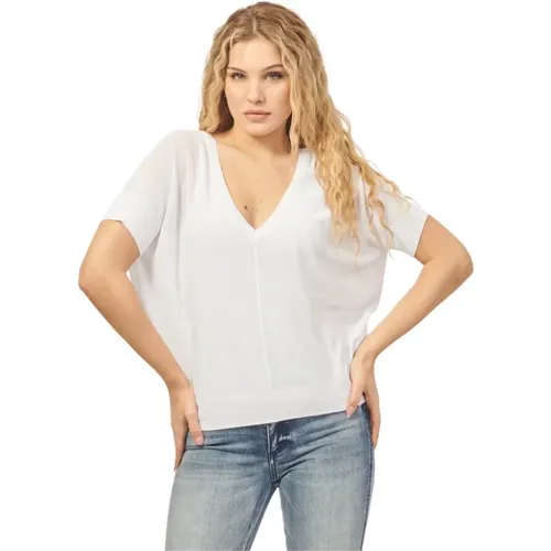 T-Shirts , female, Sizes: S, M, XL, L, XS - Armani Exchange - Modalova