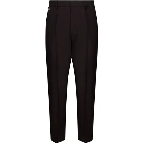 Tapered Leg Wool Blend Trousers , male, Sizes: W38, W31, W30, W32, W36, W34, W33, W40 - Low Brand - Modalova