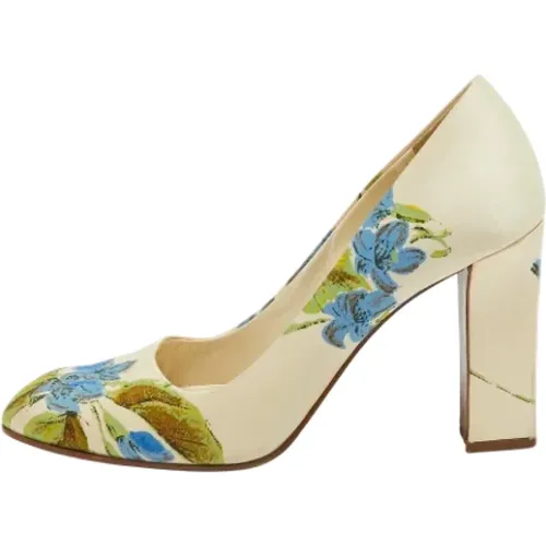 Pre-owned Satin heels , female, Sizes: 3 1/2 UK - Prada Vintage - Modalova