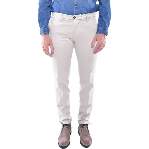 Cotton Blend Pants with American Pockets , male, Sizes: W34, W38, W33, W40, W31, W35 - Re-Hash - Modalova