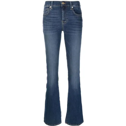 Bootcut B Air Duchess Mid Rise Jeans , Damen, Größe: W25 - 7 For All Mankind - Modalova