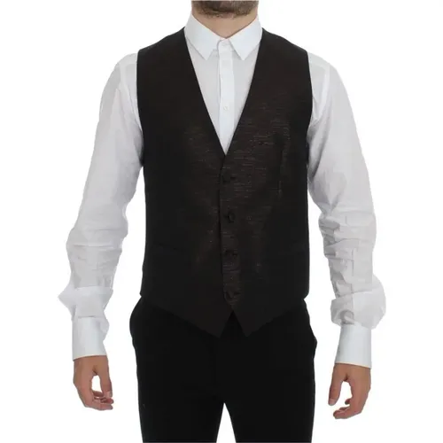 Suit Vests , Herren, Größe: M - Dolce & Gabbana - Modalova