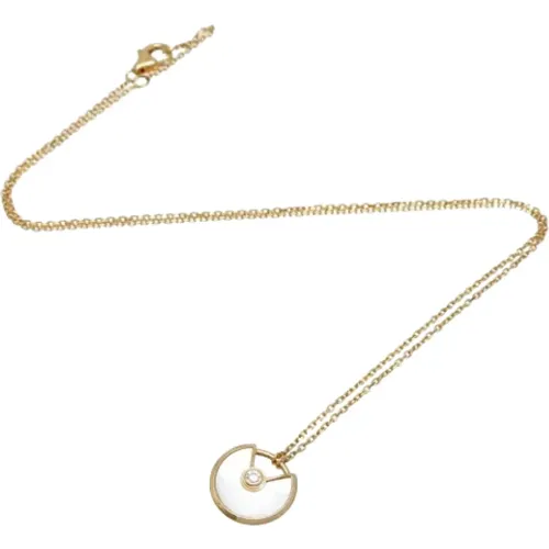 Pre-owned Gold necklaces , female, Sizes: ONE SIZE - Cartier Vintage - Modalova