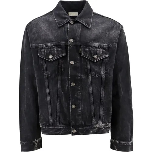 Men's Clothing Jackets & Denim Jacket Ss24 , male, Sizes: L - Haikure - Modalova