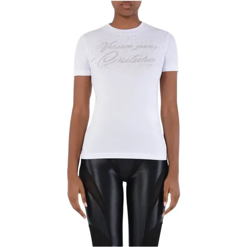 T-Shirts , female, Sizes: S, M, L, XS - Versace Jeans Couture - Modalova
