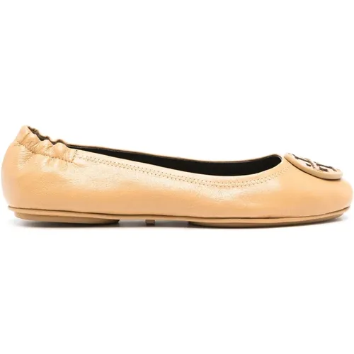 Minnie Travel Ballerina Shoes , female, Sizes: 5 1/2 UK, 5 UK, 4 UK, 7 UK - TORY BURCH - Modalova