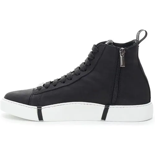 Elegant Suede Sneakers in Chic , male, Sizes: 2 UK, 6 UK - Roberto Cavalli - Modalova