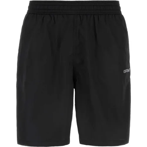 Casual Shorts , Herren, Größe: XL - Off White - Modalova