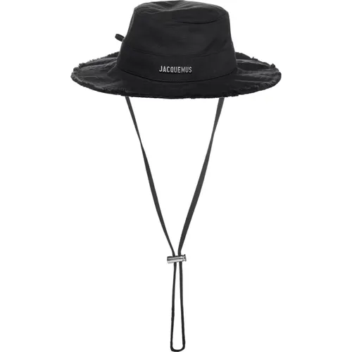 Schwarze Hüte für einen stilvollen Look , Damen, Größe: 56 CM - Jacquemus - Modalova