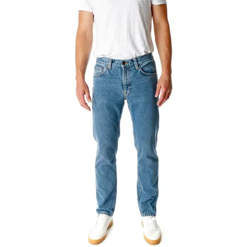 Gritty Jackson Straight Fit Midwaist Jeans - Nudie Jeans - Modalova