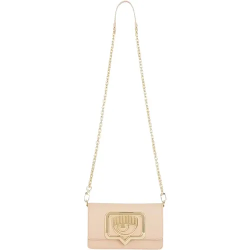 Mini Crossbody Bag with Eyelike Buckle , female, Sizes: ONE SIZE - Chiara Ferragni Collection - Modalova