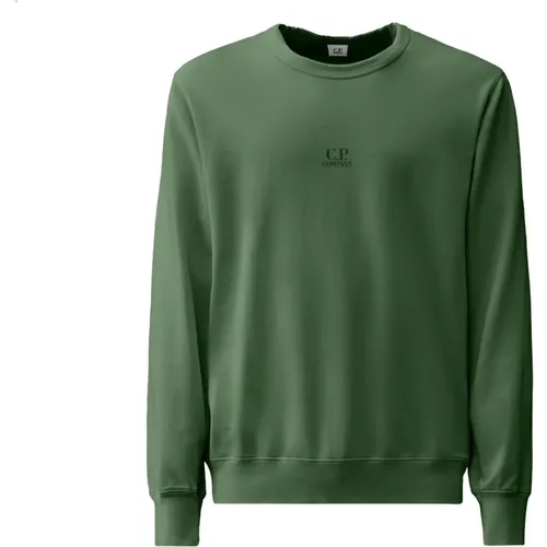 Crewneck Sweatshirt with Lens Detail , male, Sizes: M, XL, 2XL - C.P. Company - Modalova