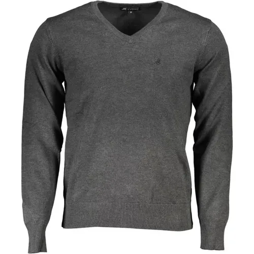 Bestickter V-Ausschnitt Pullover - U.S. Polo Assn. - Modalova