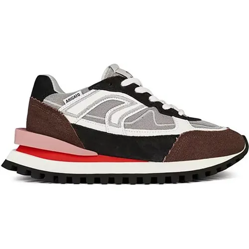 Grey/Brown Sonar Low Top Sneakers , female, Sizes: 5 UK - Axel Arigato - Modalova