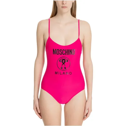 Double Question Mark Swim Badeanzug , Damen, Größe: L - Moschino - Modalova