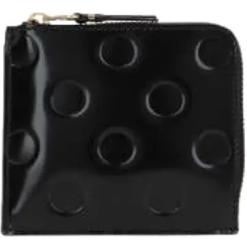 Polka Dot Leather Wallet , male, Sizes: ONE SIZE - Comme des Garçons - Modalova