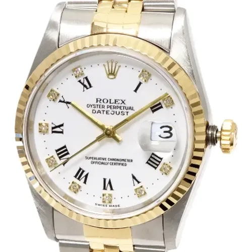 Pre-owned Metal watches , male, Sizes: ONE SIZE - Rolex Vintage - Modalova