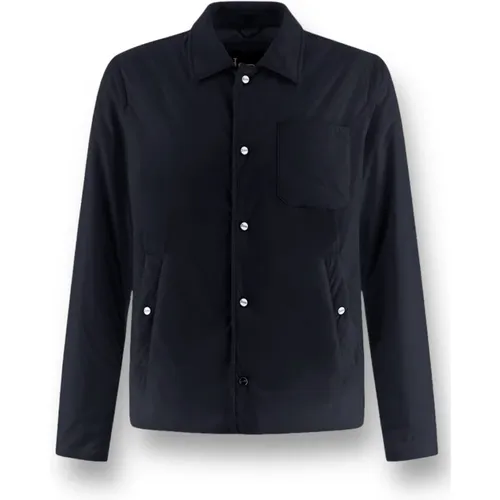 Cloud Shirt Jacket , male, Sizes: XL, L - Herno - Modalova