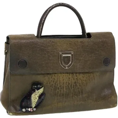 Pre-owned Leather handbags , female, Sizes: ONE SIZE - Dior Vintage - Modalova