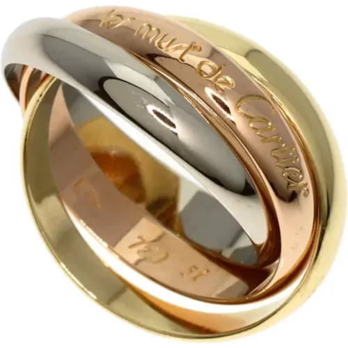 Pre-owned Gold rings , female, Sizes: ONE SIZE - Cartier Vintage - Modalova