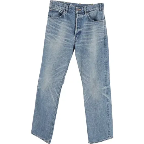 Pre-owned Cotton jeans , female, Sizes: M - Celine Vintage - Modalova