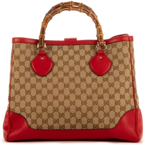 Pre-owned Canvas handbags , female, Sizes: ONE SIZE - Gucci Vintage - Modalova