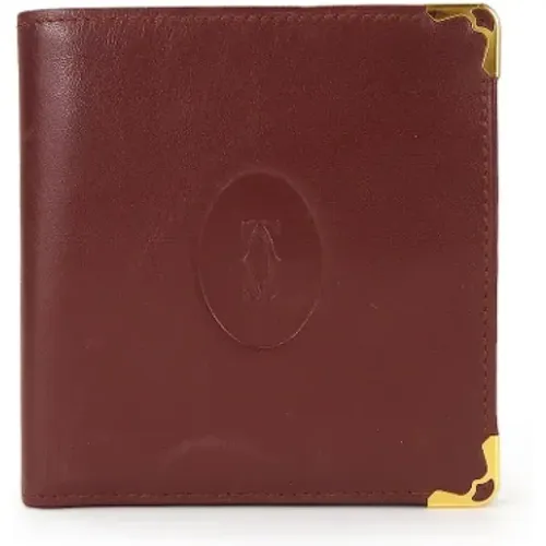 Pre-owned Leather wallets , female, Sizes: ONE SIZE - Cartier Vintage - Modalova