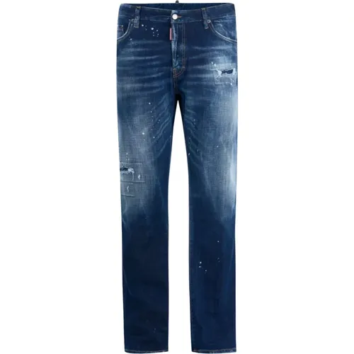 Denim Hose , Herren, Größe: S - Dsquared2 - Modalova