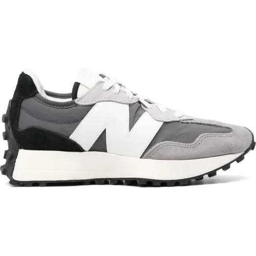 Grey Sneakers Colour-Block Design , female, Sizes: 2 1/2 UK - New Balance - Modalova