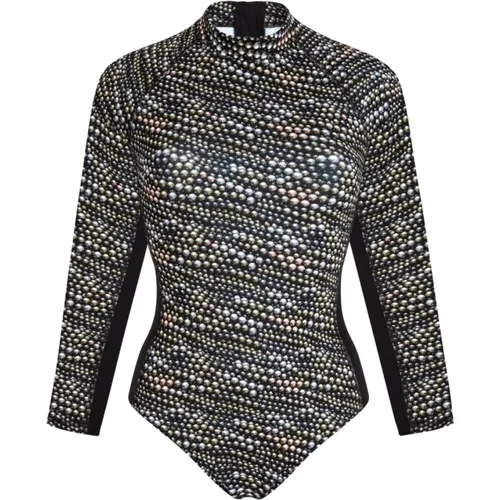 Einteiliger Pearl Rashguard mit UV-Schutz für Damen , Damen, Größe: M - Vilebrequin - Modalova