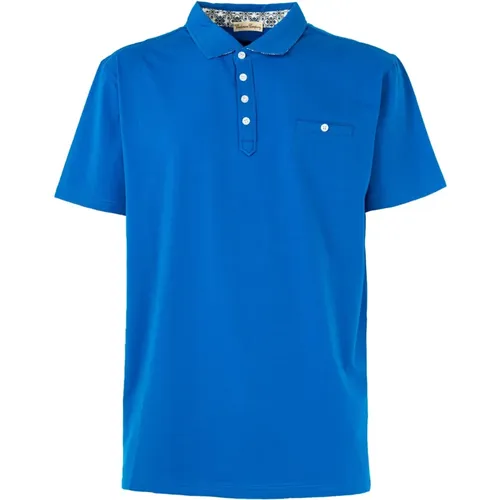 Elegantes Blaues Polo Herren - CASHMERE COMPANY - Modalova