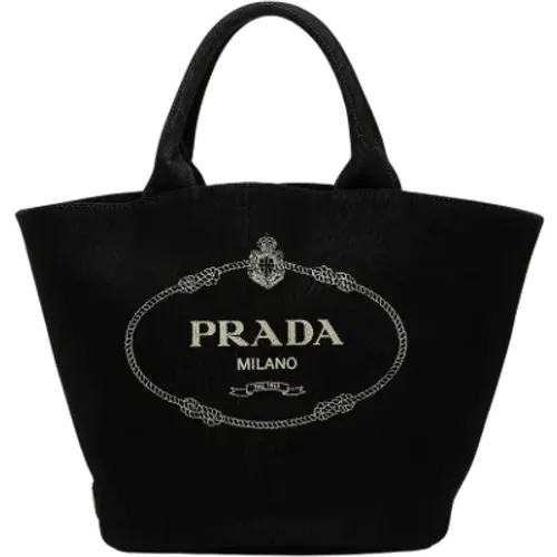 Pre-owned Canvas handbags , female, Sizes: ONE SIZE - Prada Vintage - Modalova