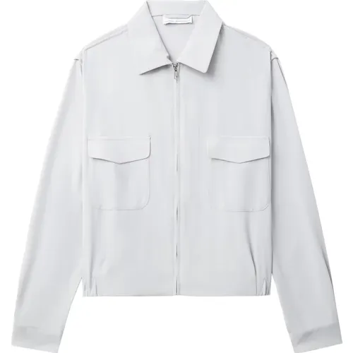 Vintage Zip-Up Blouson Jacket , male, Sizes: XL, L - Random Identities - Modalova