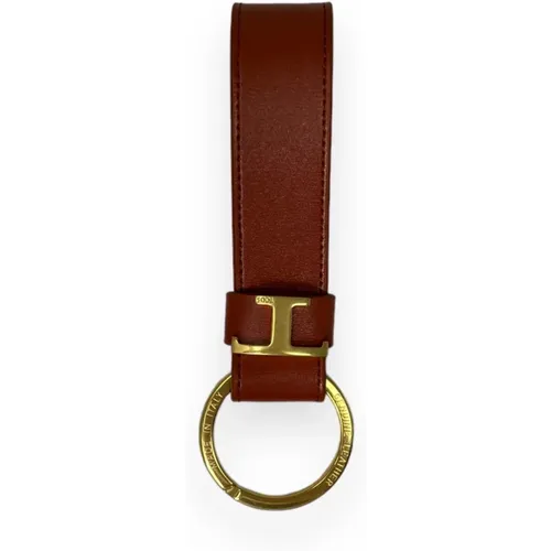 Elegant Keyring for Modern Man , male, Sizes: ONE SIZE - TOD'S - Modalova