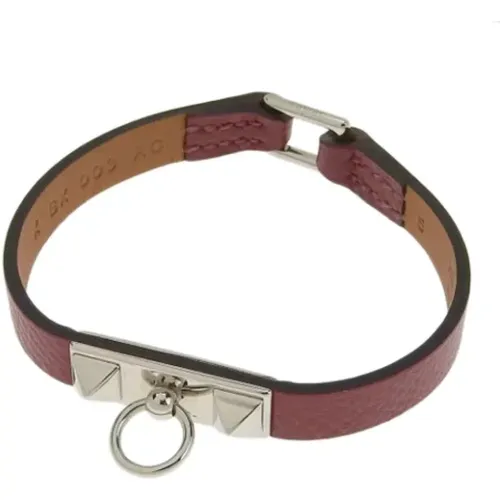 Pre-owned Leather bracelets , female, Sizes: ONE SIZE - Hermès Vintage - Modalova