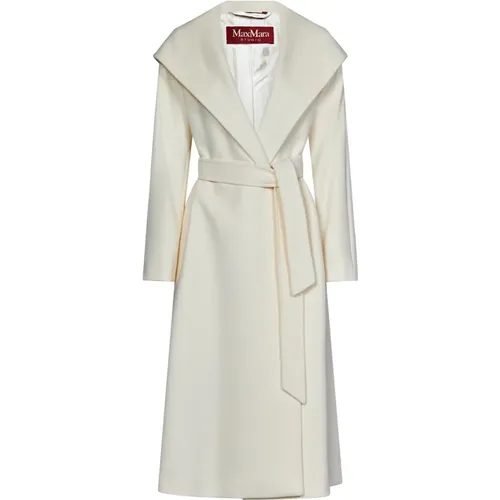 Virgin Wool Hooded Coat , female, Sizes: M - Max Mara - Modalova