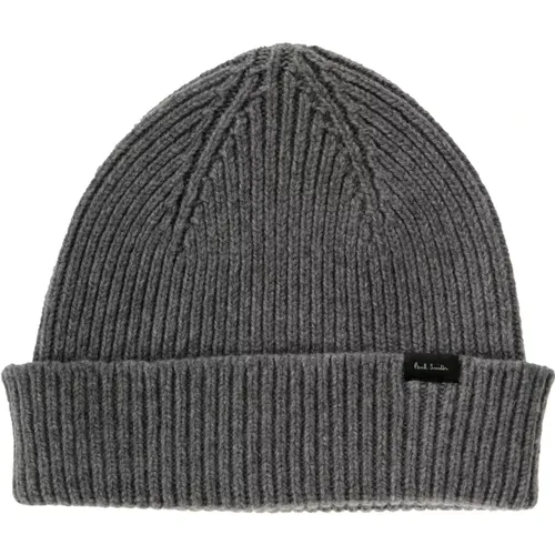 Kaschmir Beanie Mütze , Herren, Größe: ONE Size - Paul Smith - Modalova