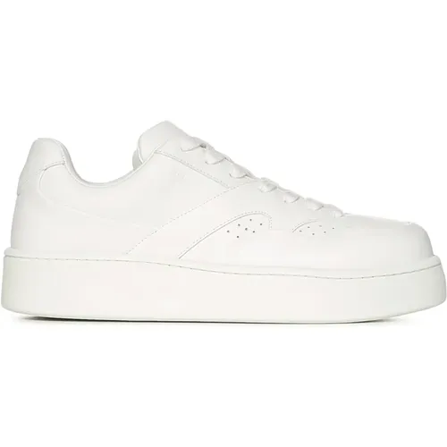 Leather Low Top Sneakers , male, Sizes: 7 UK, 5 UK, 10 UK, 6 UK - Jil Sander - Modalova