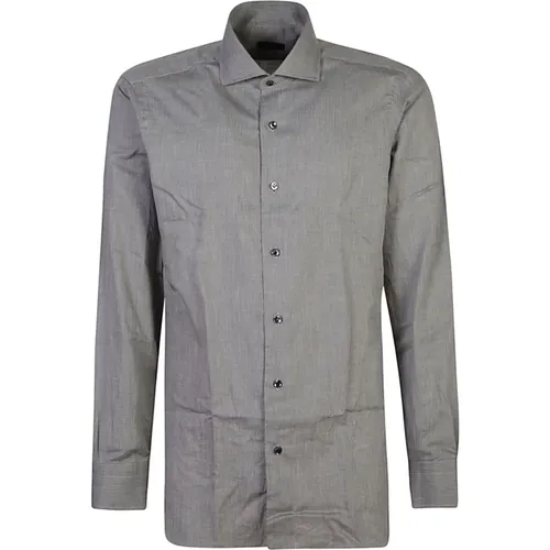 Grey Shirts Aw24 Men's Clothing , male, Sizes: 2XL, XL, L, M - Barba - Modalova