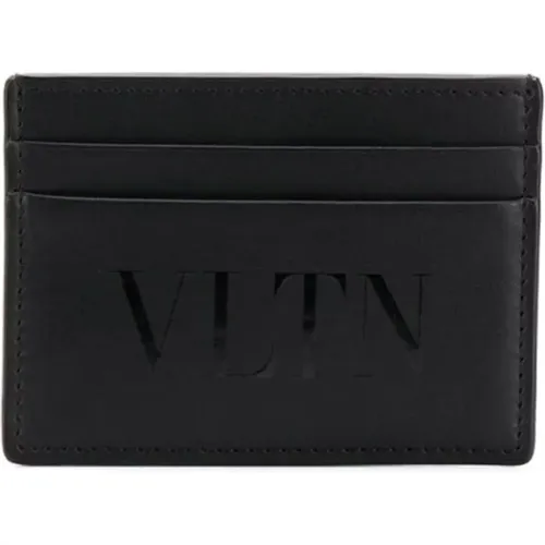 Logo Print Wallet with Card Slots , male, Sizes: ONE SIZE - Valentino Garavani - Modalova