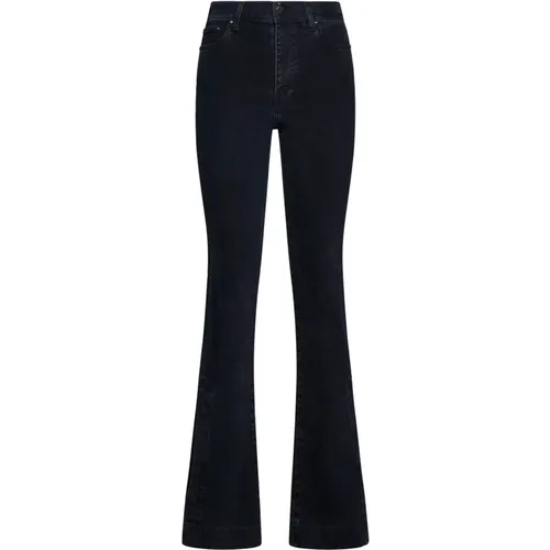 Schwarze Flared Denim Jeans , Damen, Größe: W27 - Amiri - Modalova