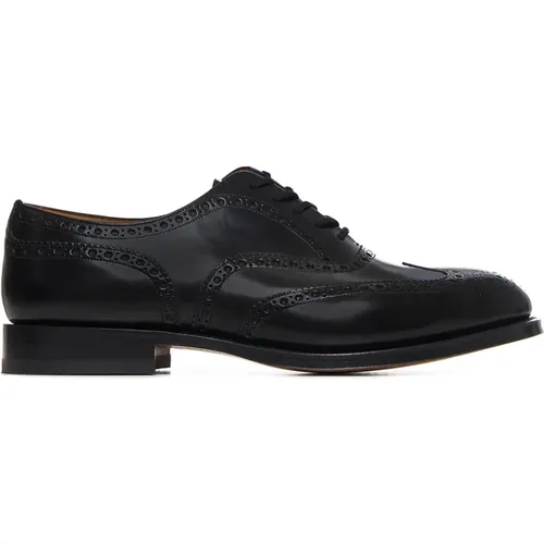 Flat Shoes Elegant Style , male, Sizes: 7 UK, 8 UK, 9 UK, 8 1/2 UK, 7 1/2 UK, 10 UK - Church's - Modalova
